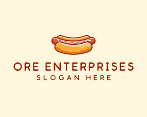 Hot Dog Sausage logo design