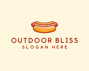 Hot Dog Sausage logo design