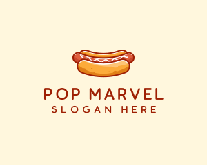 Hot Dog Sausage logo design