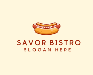 Hot Dog Sausage logo design