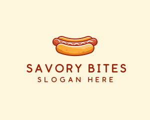 Hot Dog Sausage logo design