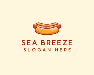 Hot Dog Sausage logo design