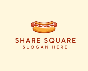 Hot Dog Sausage logo design