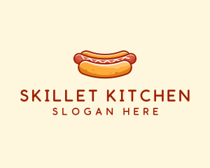 Hot Dog Sausage logo design