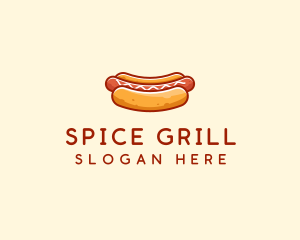 Hot Dog Sausage logo design