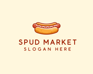 Hot Dog Sausage logo design