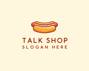 Hot Dog Sausage logo design