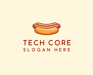 Hot Dog Sausage logo design