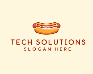 Hot Dog Sausage logo design