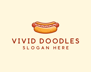 Hot Dog Sausage logo design