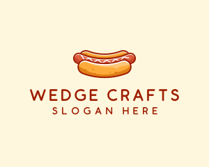 Hot Dog Sausage logo design