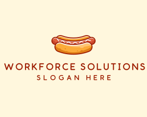 Hot Dog Sausage logo design