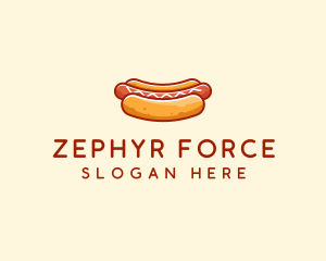 Hot Dog Sausage logo design