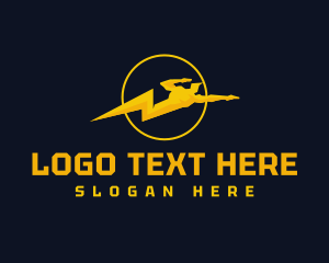 Human Lightning Energy logo design