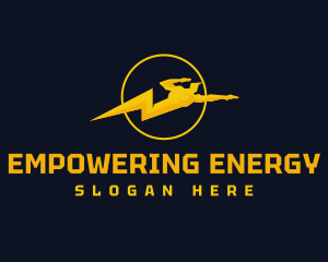 Human Lightning Energy logo design