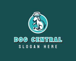 Puppy Dog Cartoon logo design