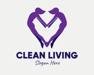 Healthy Living Human logo