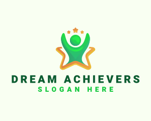Human Leader Achiever logo