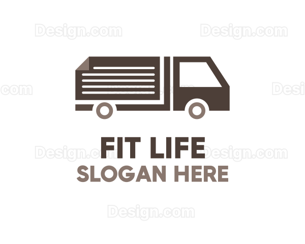 Document Page Truck Logo