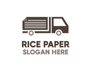 Document Page Truck logo design