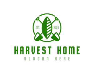 Leaf Farmer Shovel logo