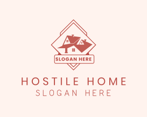 Residential Home Roof  logo design