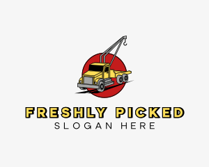 Industrial Tow Truck Logo