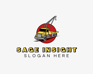 Industrial Tow Truck Logo