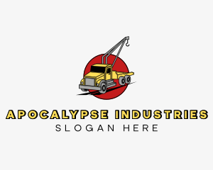 Industrial Tow Truck logo design