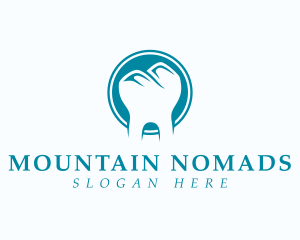 Dental Tooth Mountain logo design