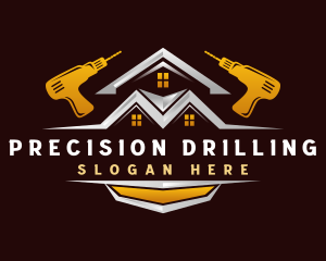 Drill Handyman Construction logo design