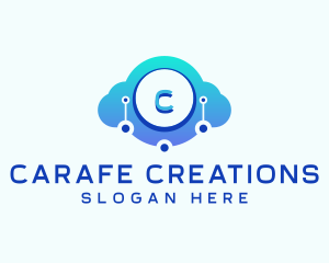 Database Cloud Technology logo design