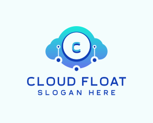 Database Cloud Technology logo design