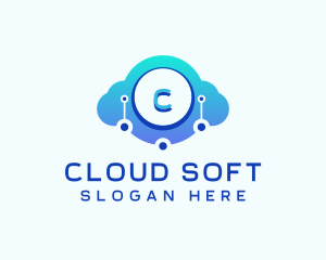 Database Cloud Technology logo design