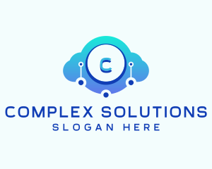 Database Cloud Technology logo design