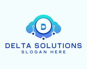 Database Cloud Technology logo design