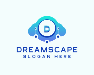 Database Cloud Technology logo design