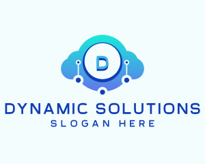 Database Cloud Technology logo design