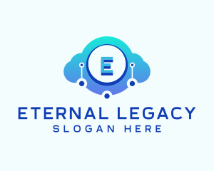 Database Cloud Technology logo design