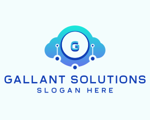 Database Cloud Technology logo design