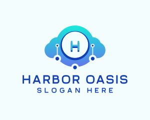 Database Cloud Technology logo design