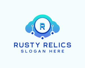 Database Cloud Technology logo design