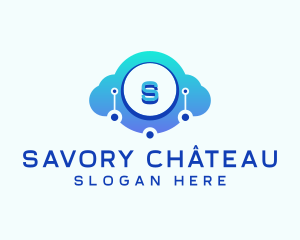 Database Cloud Technology logo design