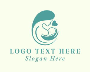 Obstetrics - Breastfeeding Mother Clinic logo design