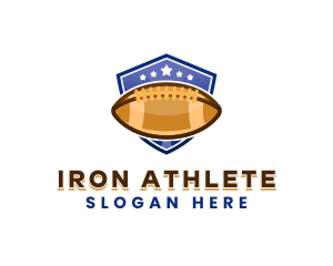 American Football Rugby logo design