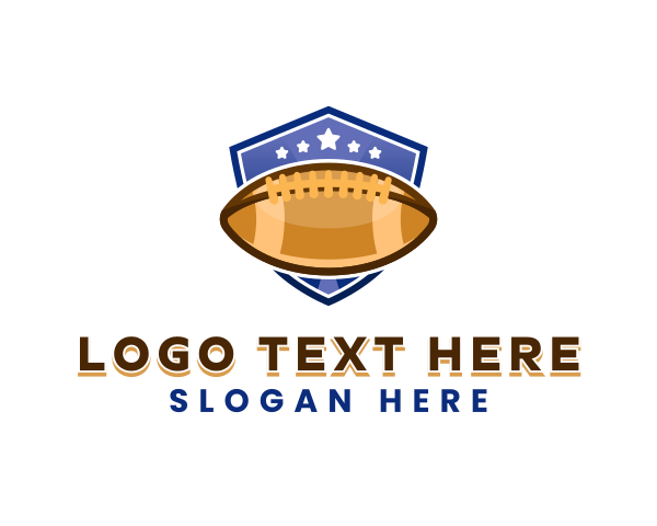 American Football logo example 1