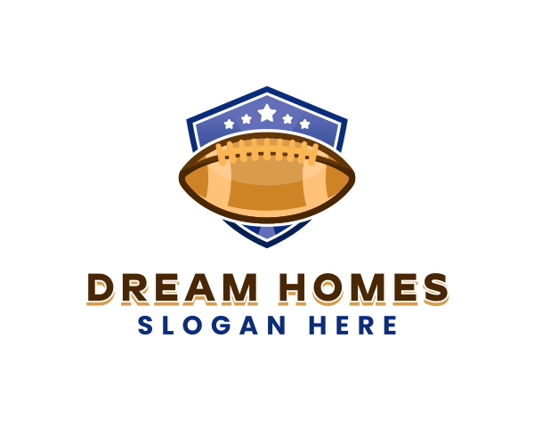 American Football logo example 2