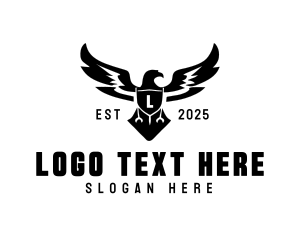 Military Eagle Shield logo