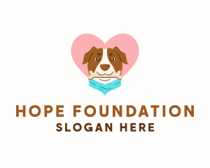 Dog Scarf Love Logo