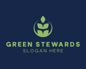 Organic Green Wheat logo design